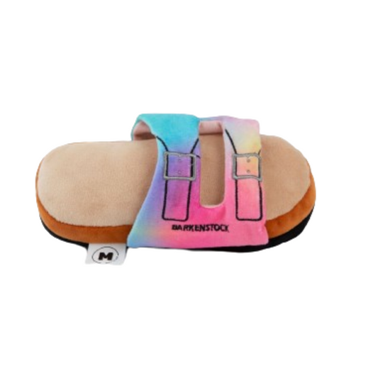 Rainbow Barkenstock Sandal Toy